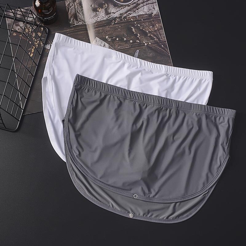 Nieuwe Ijs Zijde Slipje Naadloze Mannen Boxers Ondergoed Casual Lingerie Sexy Underpants Comfortabele Boxershorts Fashion Maat S-2xl