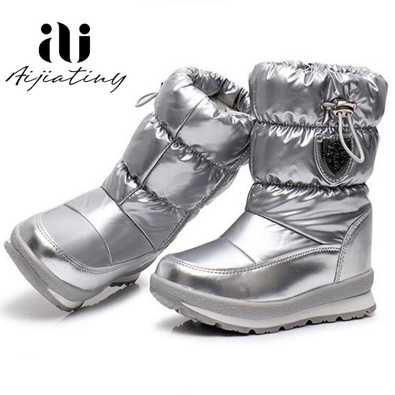 2023ใหม่รัสเซียเด็กฤดูหนาวข้อเท้าหิมะเด็กรองเท้าในฤดูหนาวเด็กผู้หญิงรองเท้าแฟชั่น Wool Boys รองเท้ากันน้ำ