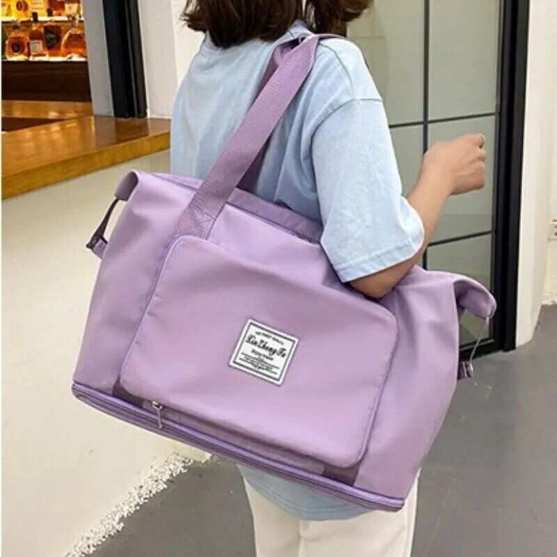 Mittelgroßes Gepäck faltbar weibliche Kurzstrecken tragbare große Kapazität Mutterschaft Aufbewahrung Reisetasche Reisetasche