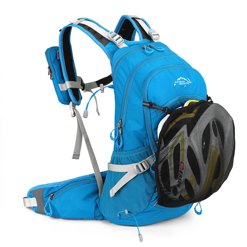 Inoxto bicicleta sacos 20l portátil à prova dwaterproof água estrada ciclismo saco de desporto ao ar livre escalada bolsa hidratação mochila