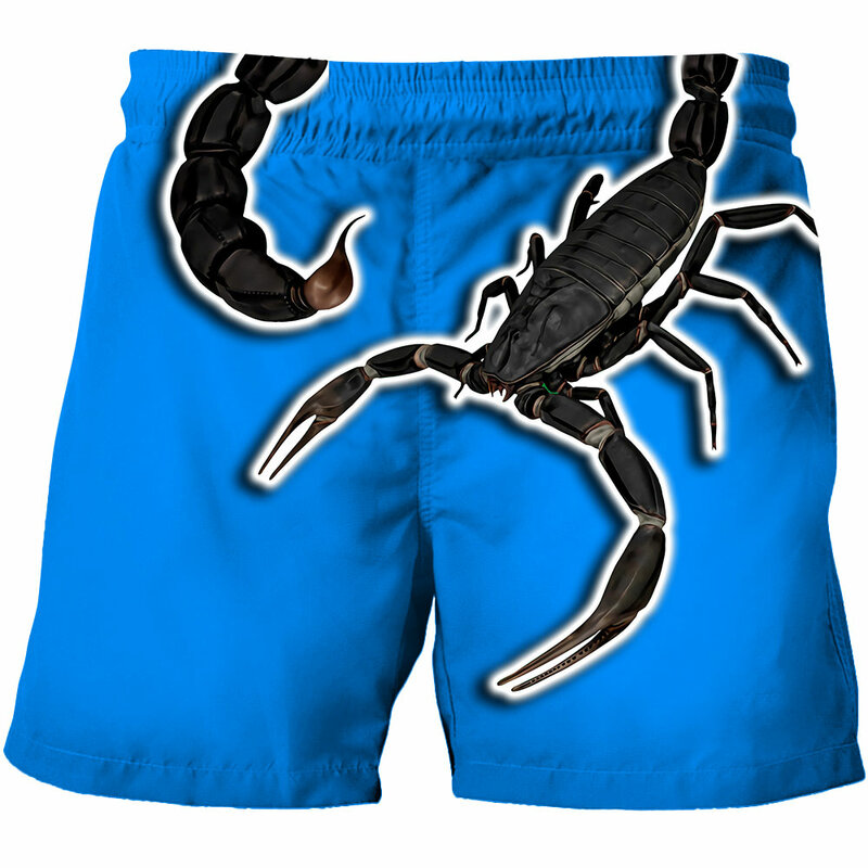 Детская футболка с рисунком скорпиона, футболка с 3D-принтом призрака скорпиона, топ с рисунком ядовитых насекомых для мальчиков, футболки в стиле хип-хоп