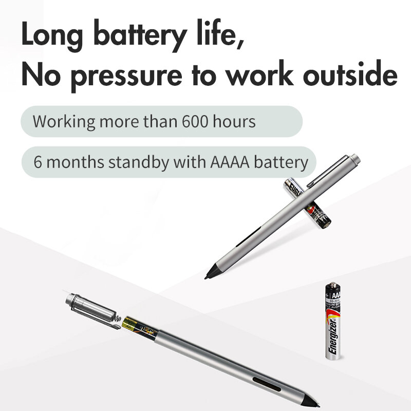 Chromebook caneta ussi stylus lápis com rejeição de palma 4096 pressão sensível aaa bateria para hp asus lenovo tablet livro cromo
