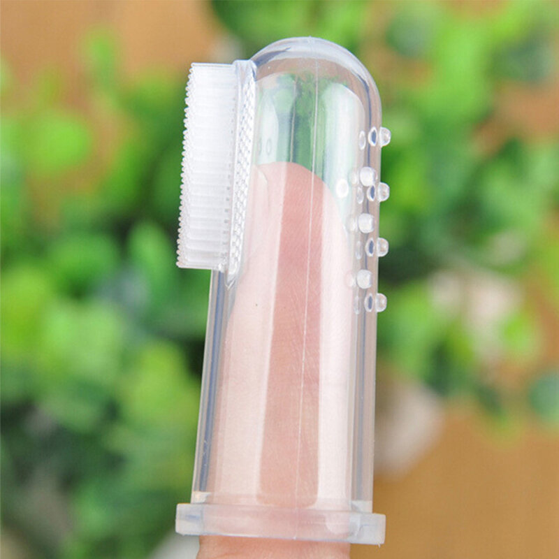 Baby Soft Finger Toothbrush Silicone Infant Kids Tooth Teeth Clean Brush Food Grade Rubber Cleaning Newborn Oral Health Care