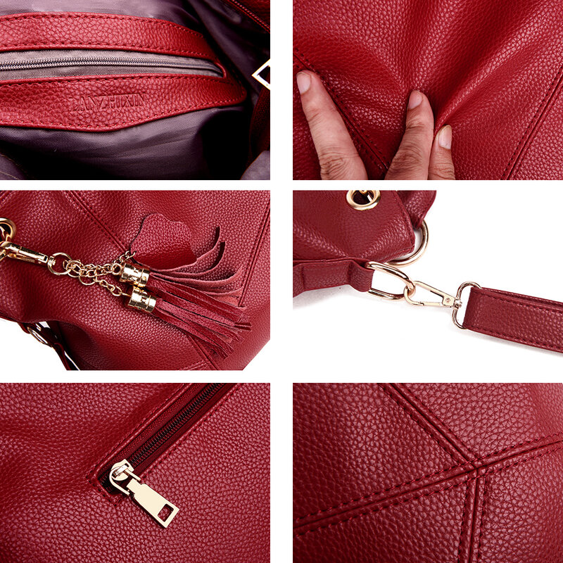 Сумка-мессенджер Valenkuci для женщин, кожаная дизайнерская дамская сумочка через плечо, винтажный тоут с ручками