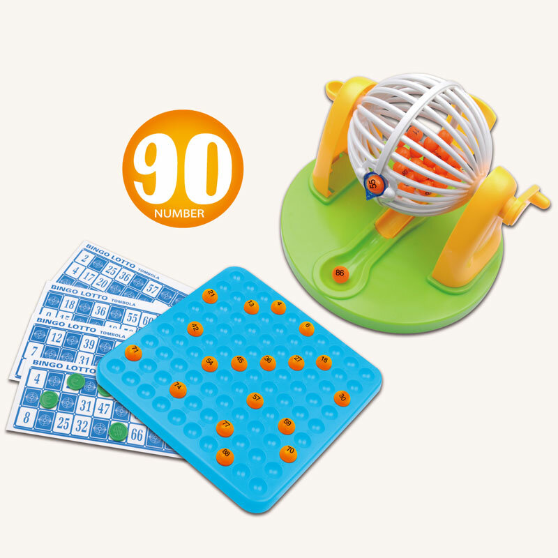 Gioco da tavolo per feste in famiglia di alta qualità 48 carte flipper Bingo Toy per 3 + bambini