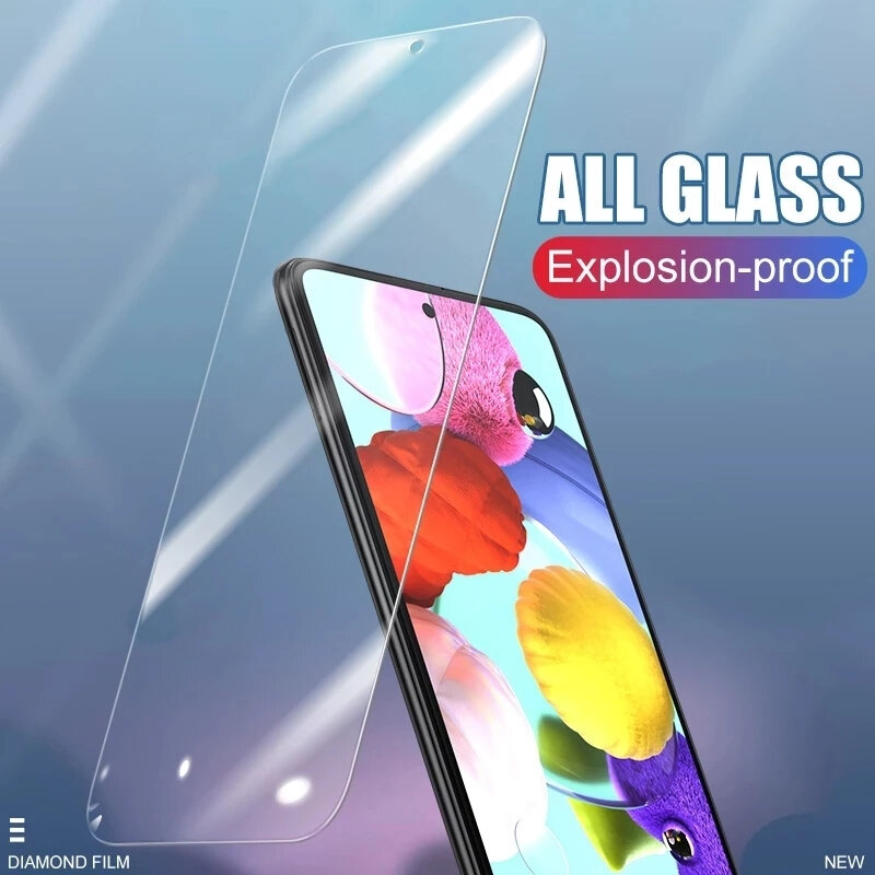 Защита экрана для Samsung Galaxy A52 A53 A13 A32 A12 A50 A51 A52S A72 A22 S10E A71 A21S A70 A73 M12 M52 M31S, закаленное стекло