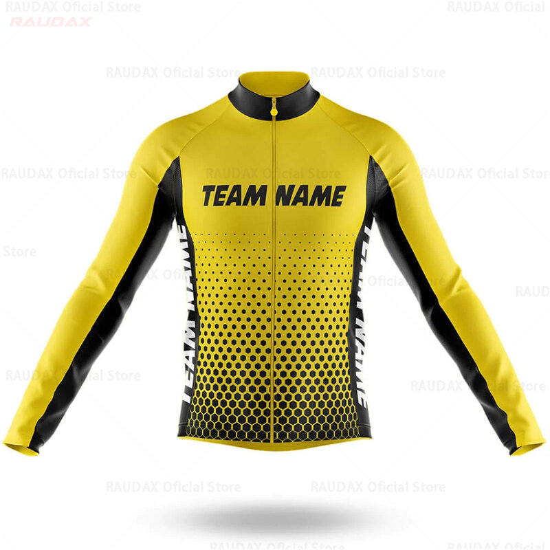 Man Bicycle Team personalizza maglie autunno manica lunga ciclismo Jersey traspirante Mountain Bike Jersey MTB primavera ciclismo camicie