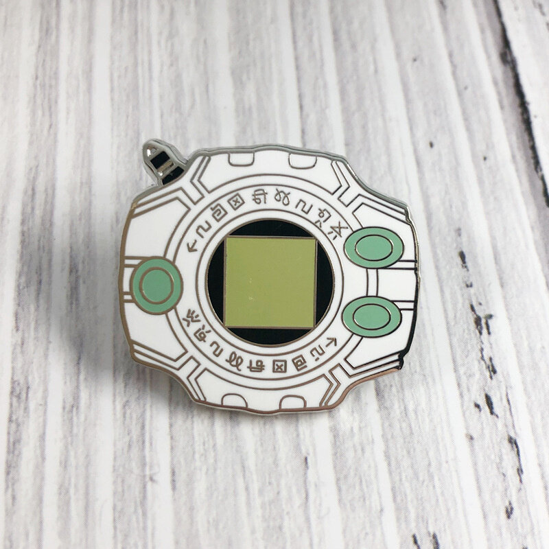 Anime Digimon Monster Brooch Cosplay Prop Accessories Metal  Enamel Pins Badge