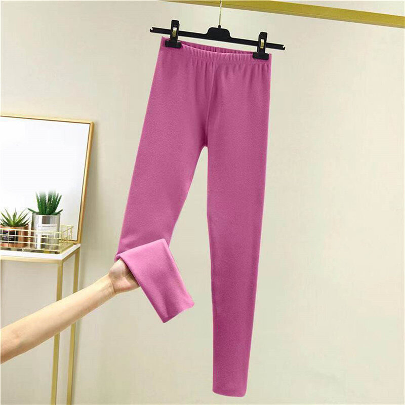 Women 2022 Autumn Winter Thermal Underwear Derong Bottoms Female Thermal Pants High Waist Trousers New Warming Clothing