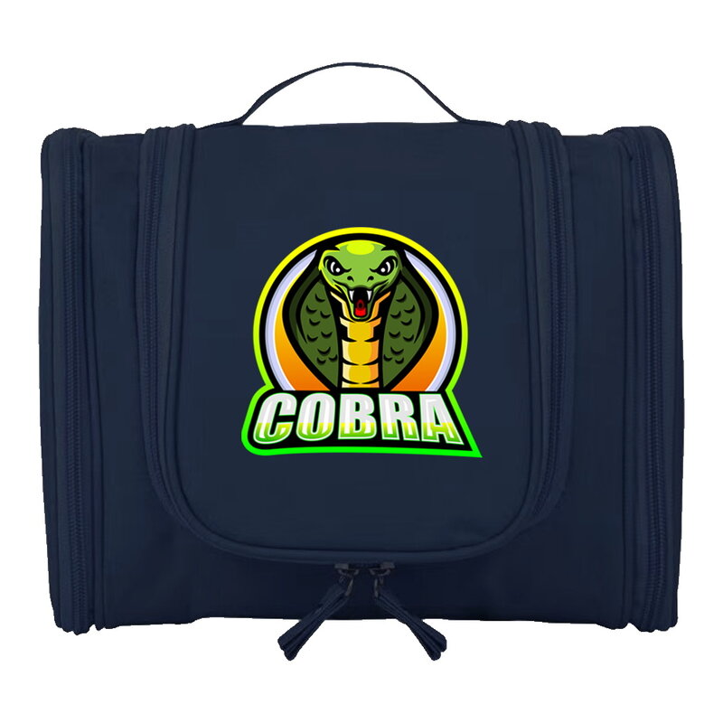 Travel Toiletry Kits Organizer Bags Women Hanging Cosmetic Bag Hanging Unisex Washing Travel Makeup Storage Bags Cobra Pattern