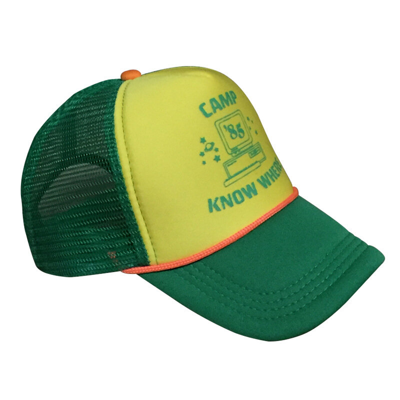 Шляпа Дастина «очень странные дела 3», новинка, кепка для косплея с сеткой в стиле ретро, кепка для лагеря, Регулируемая Кепка для детей и взрослых