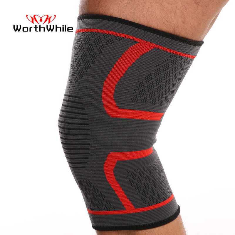 Worthwhile-スポーツ,フィットネス,膝蓋骨ブレース,ランニング,バスケットボール,バレーボール用のナイロン弾性膝パッド