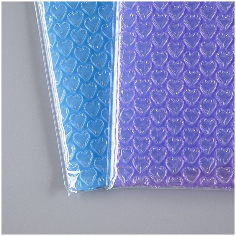 1Pc PVC Bubbleกระเป๋าซิปสีกันน้ำกันกระแทกความดันซองจดหมายกระเป๋าสไลด์Express Ziplockบรรจุภัณฑ์กระเป๋า