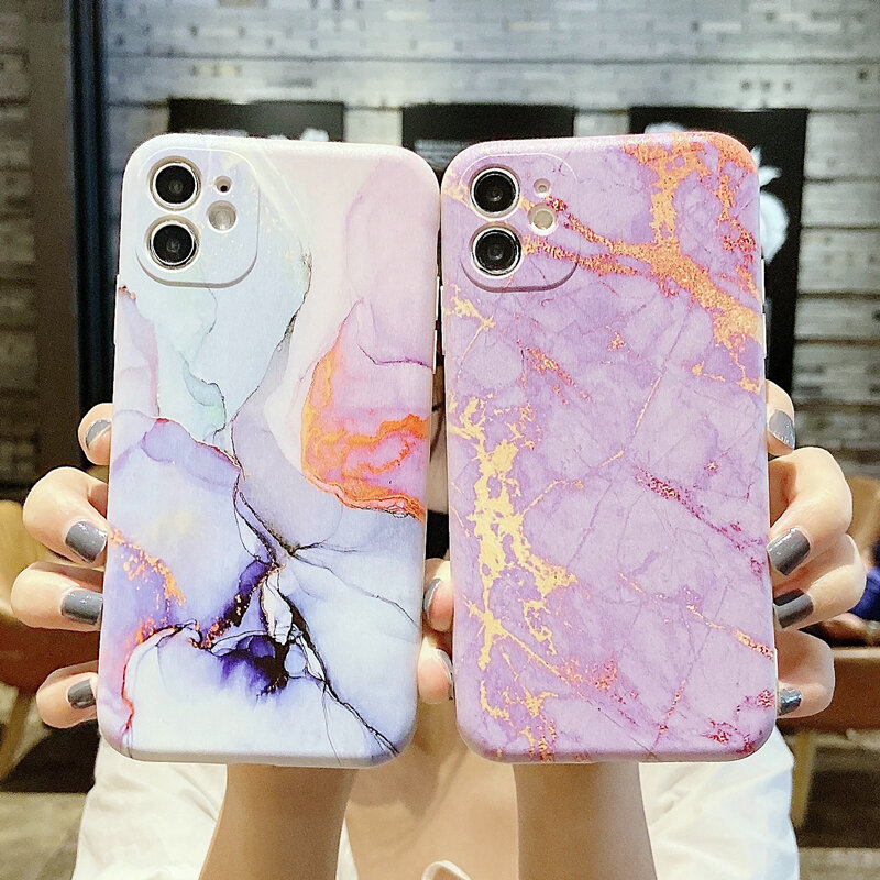 Marble Pattern Case For OPPO Find X3 X2 X5 Lite Neo Pro A74 A72 A52 A54 A91 A92 A96 A53 A9 A5 2020 Painting Silicone Case Cover