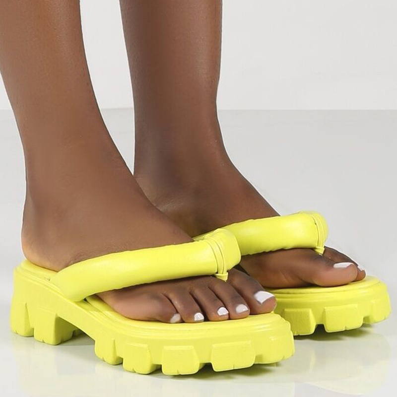 Sepatu Sandal Wanita Sepatu Platform Lembut Sandal Wanita Ujung Terbuka Sandal Jepit Pantai Sandal Wanita Luar Ruangan Zapatos De Mujer