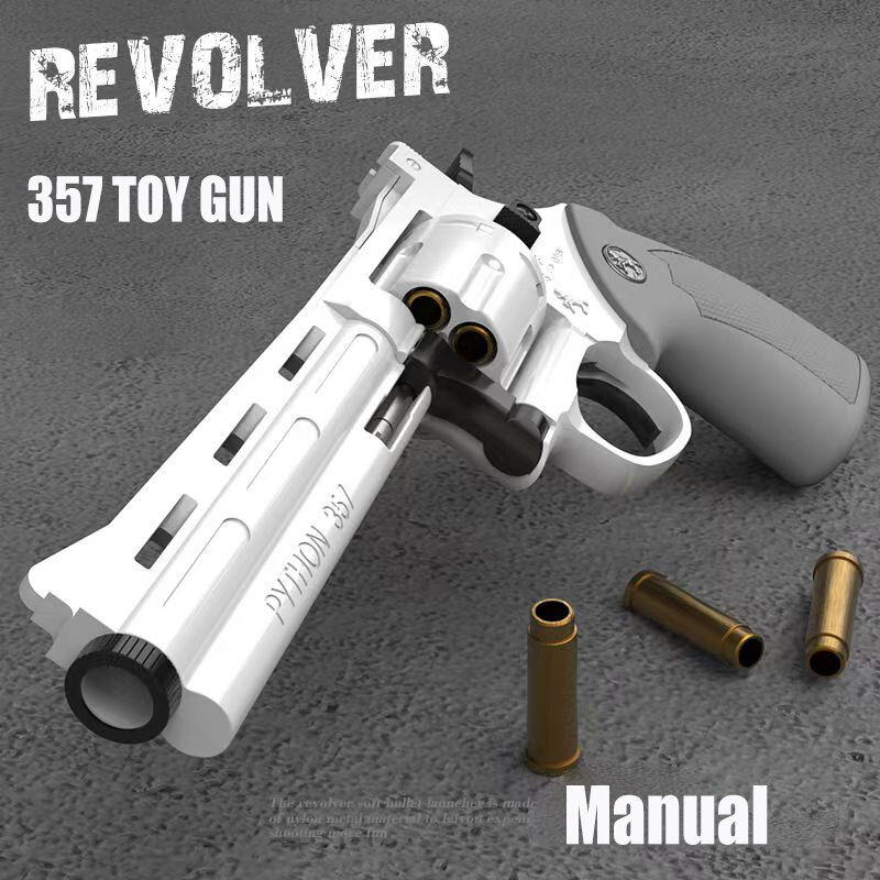 ZP5 Revolver ปืนพก Launcher Bullet Dart Blaster ปืนของเล่นอาวุธกลางแจ้ง Airsoft ยิง Pistola สำหรับของขวัญวันเกิดเด็กชาย