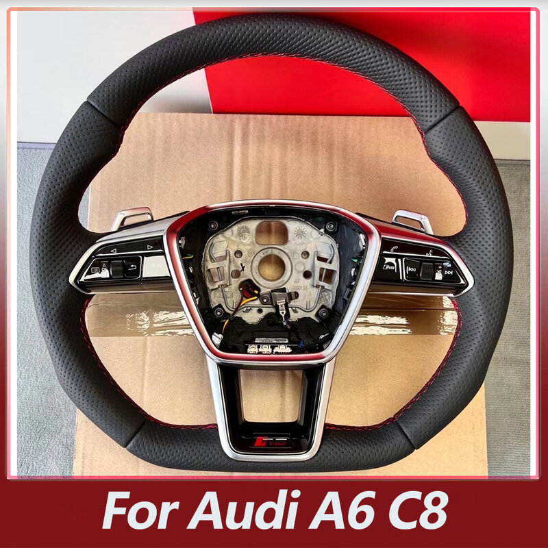 สำหรับ Audi A6 A7 C8 2019 2020 2021 2022อัพเกรด S6 S7฿6 RS 7กีฬาสแควร์ Setir Mobil Retrofit