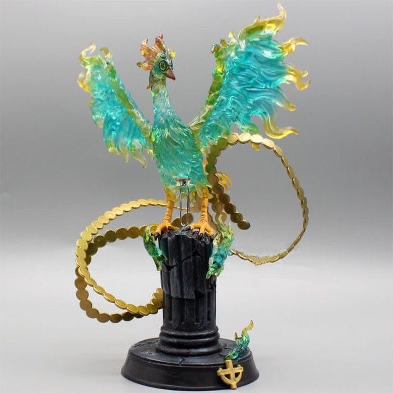 Uma peça gk fantasia imortal pássaro besta forma eudemons marco modelo feito à mão ornamento uma peça estátua