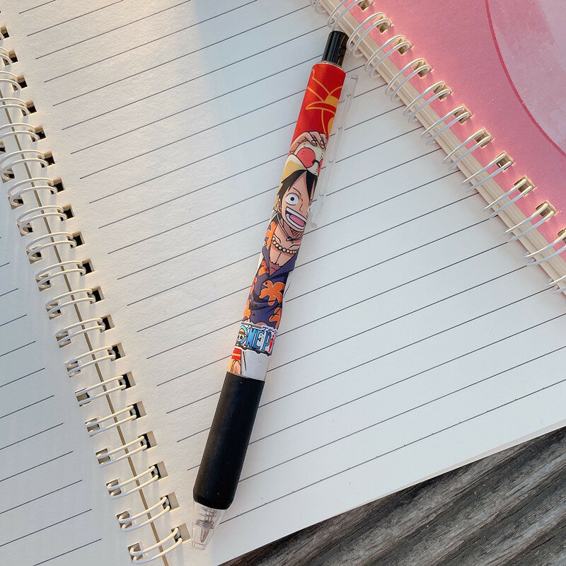 Аниме персонаж цельный пресс-ручка 0,5 для мальчиков черный крутой и красивый пресс-ручка Студенческая кисть вопрос гелевая ручка