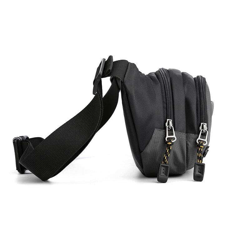 New Men's Waist Packs Nylon Man Sports Chest bags Travelling Male Shoulder bag boy Crossbody Bags Phone Money Purse Unisex