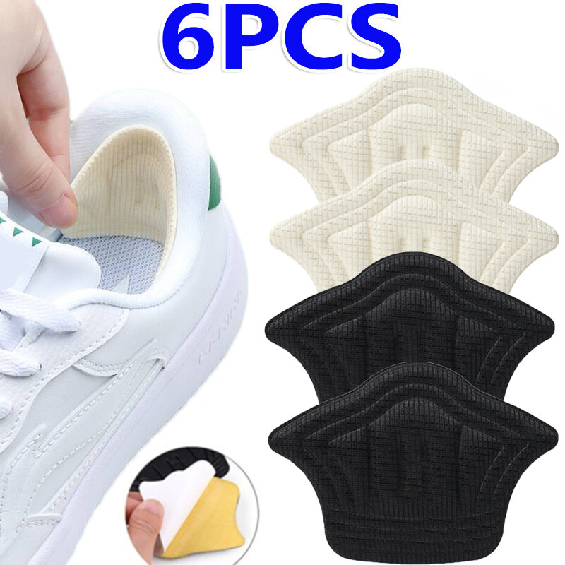 6pcs=3pair Shoe Pad Foot Heel Cushion Pads Sports Shoes Adjustable Antiwear feet Insert Insoles Protector Sticker Insole brioche