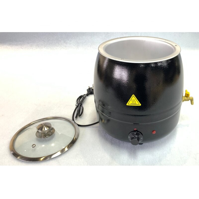 Black Color Large Size Stainless Steel Candle Making Kit Machine Electric Melting Candle Wax Melter