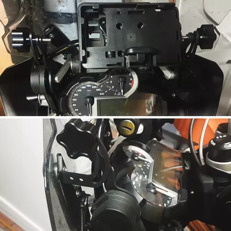 R1200GS Adventure 13-19 Kit Braket Penguatan Kaca Depan Penahan Penyokong Kaca Depan untuk BMW R1250GS R 1200GS LC/ADV 2014-2019