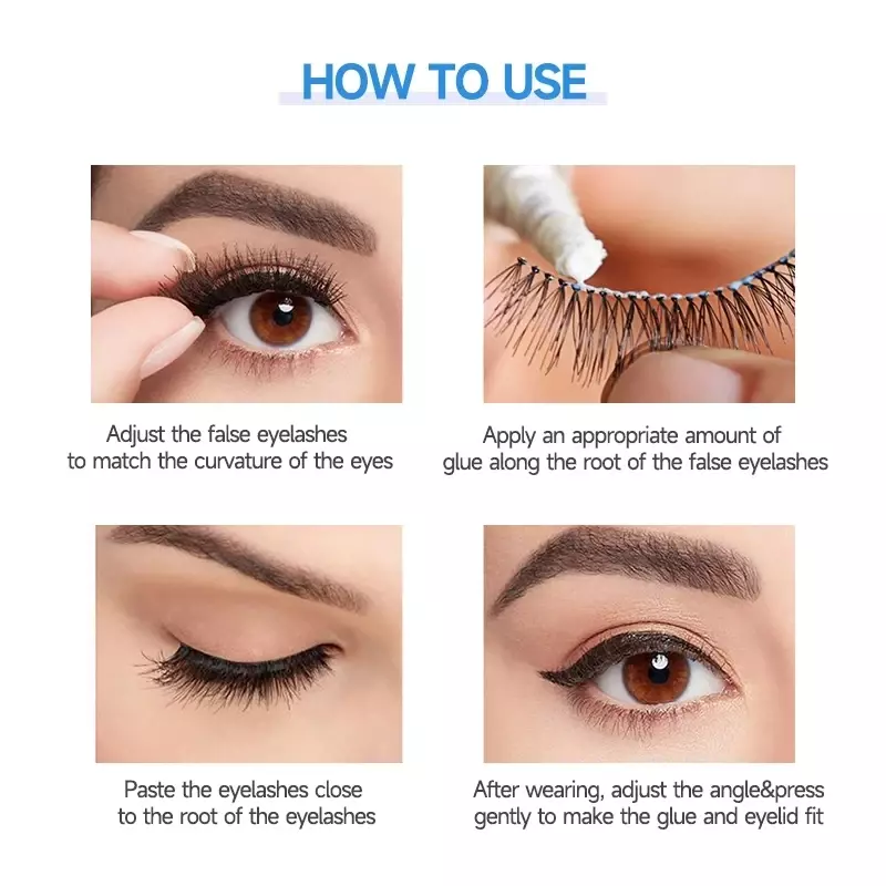 7ml False Eyelash Glue Lash Extensions Special Waterproof Lasting Strong Glues Non-irritating Makeup Tools