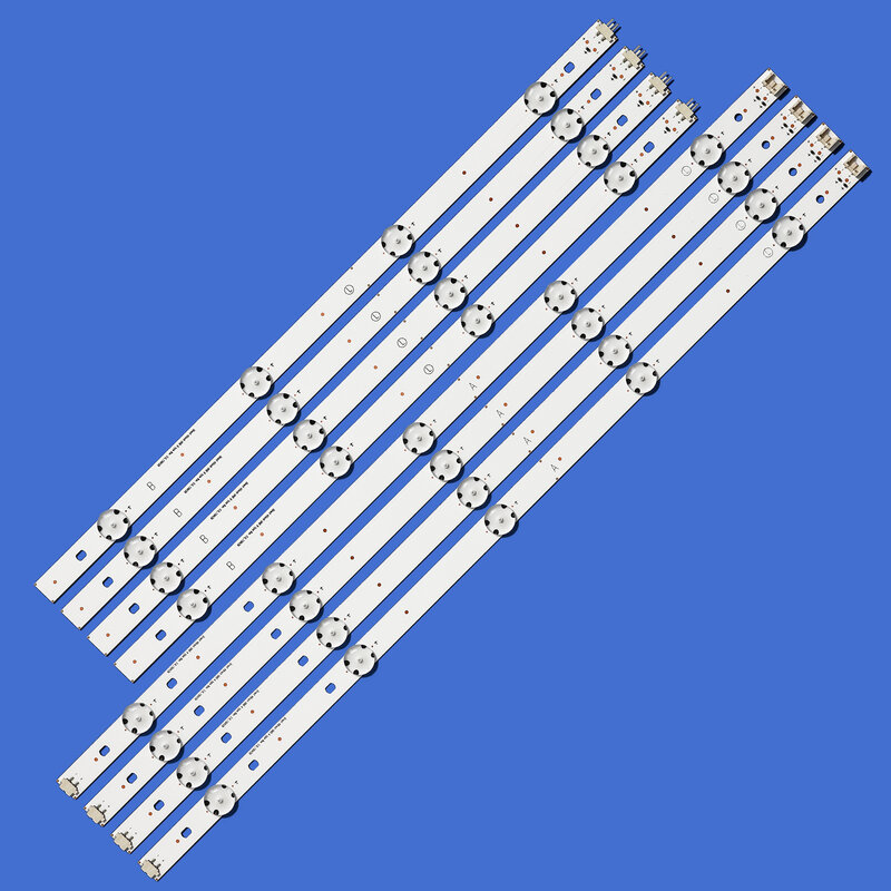 8 قطعة/كيت LED الخلفية ل LG 49LG61CH-CK 49UF640-ZA 49UH610A 49LF5500 49UF6400 49UF6407 LGE-WICOP-49inch-UHD-REV06-A/B-150710