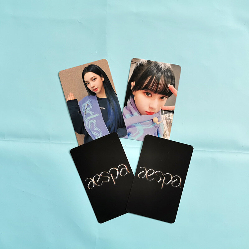 Kpop aespa novo álbum de assinatura série cartões de assinatura cartões de alta qualidade cartões de foto colecionador cartões de presente fã coleção