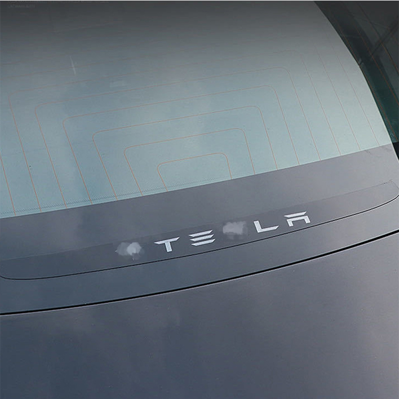 Untuk Tesla Model 3/Y Stiker Lampu Rem Mobil Akrilik Tempel Lampu Rem Posisi Tinggi Aksesori Otomatis Stiker Dekorasi Mobil