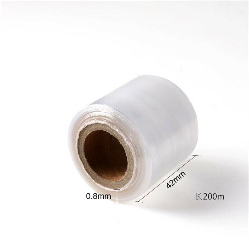 Película protectora transparente para tatuaje, película para tatuaje, maquillaje permanente, suministros para cejas, herramienta, 40MM x 200M, 1 rollo