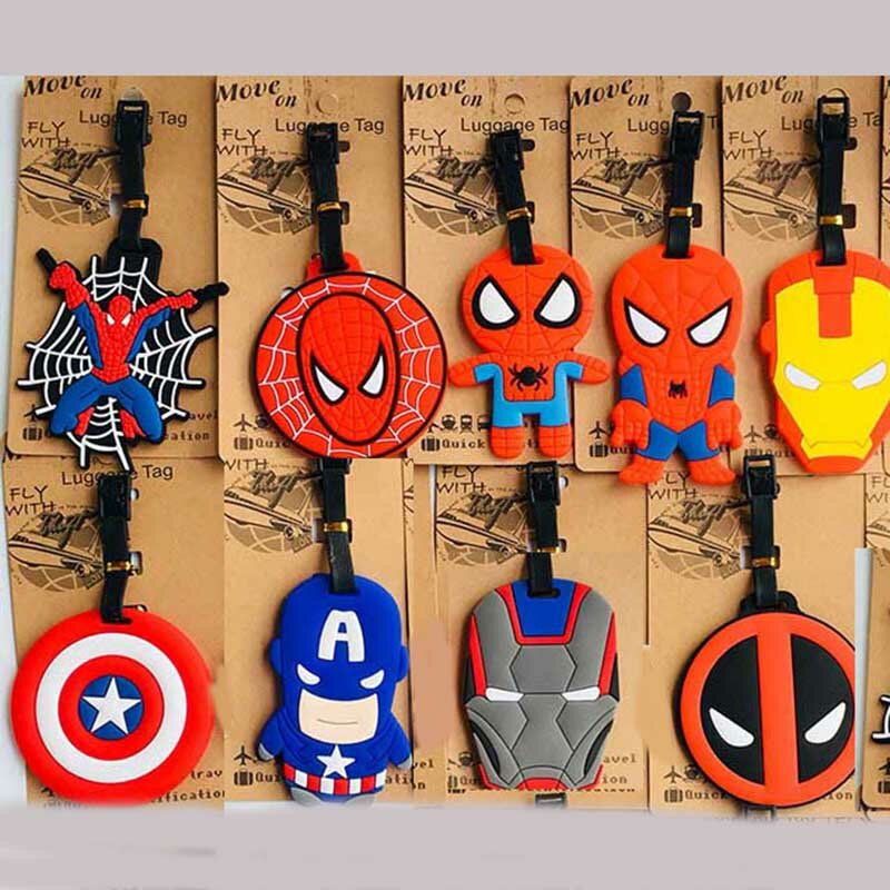 Модные аксессуары для путешествий с изображением героев мультфильма «мстители»