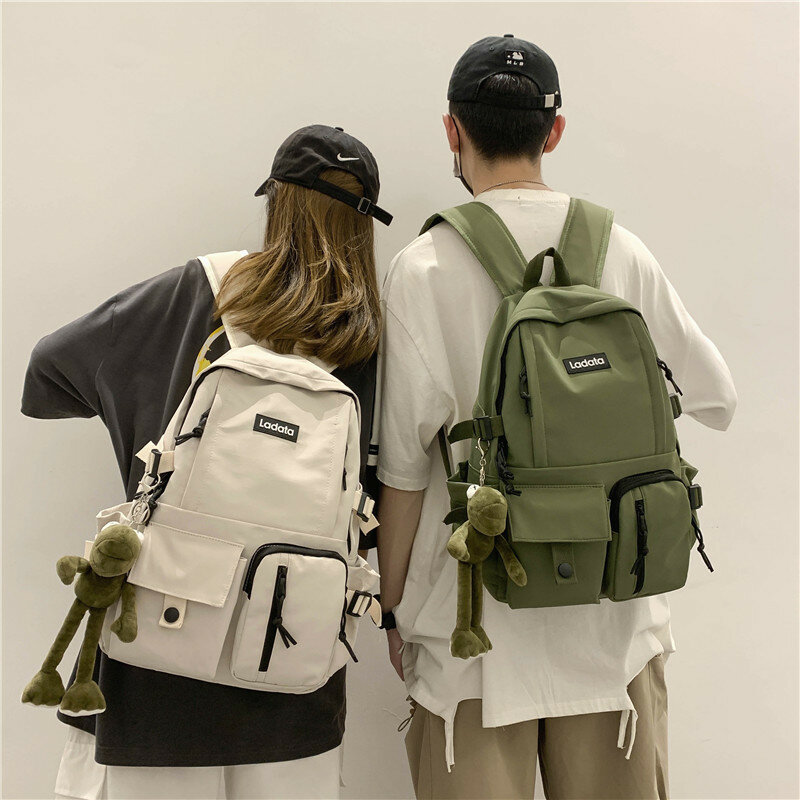 2022 New School Ladies Backpack Student Schoolbag Harajuku Ulzzang College Style Backpack Computer Backpack