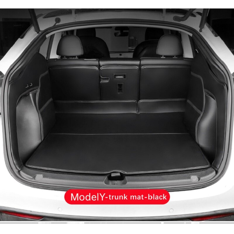 Tesla Model 3 Y tappetino per bagagliaio personalizzato accessori per interni auto tappeto in pelle resistente per tappetino Tesla Frunk bianco