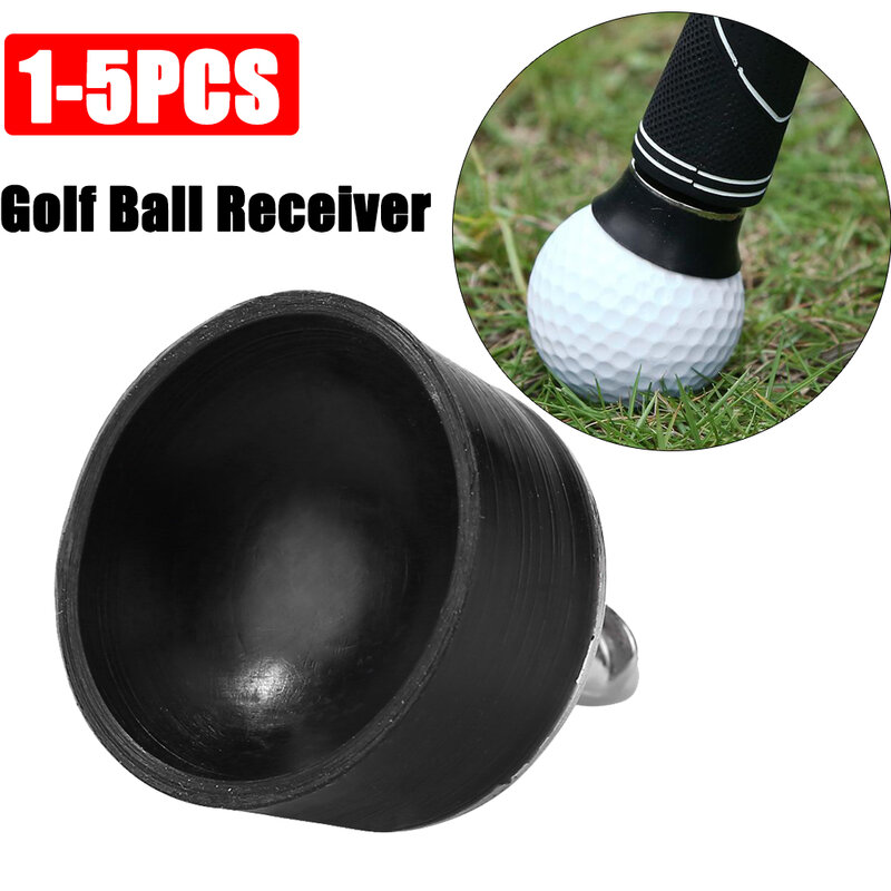 Golf Ball Receiver Sucker Golf Putter Sucker Finger Ball Retriever Rubber Mini Pick Up Training Aids