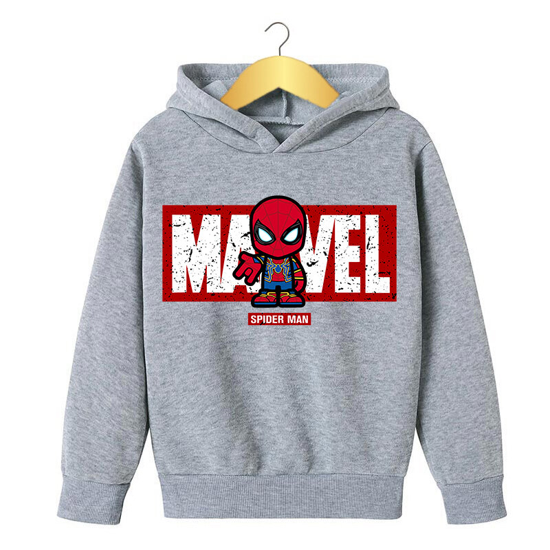 Marvel – ensemble de survêtement Spiderman pour enfants, sweat-shirt à capuche et pantalon, pour garçons et filles, 2022