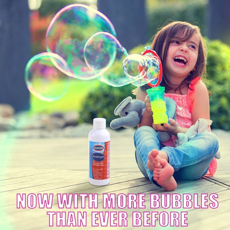 Accesorios para juguetes de burbujas, solución de burbujas, recarga de líquido de burbujas Natural y abundante, suministro interactivo para exteriores para niños