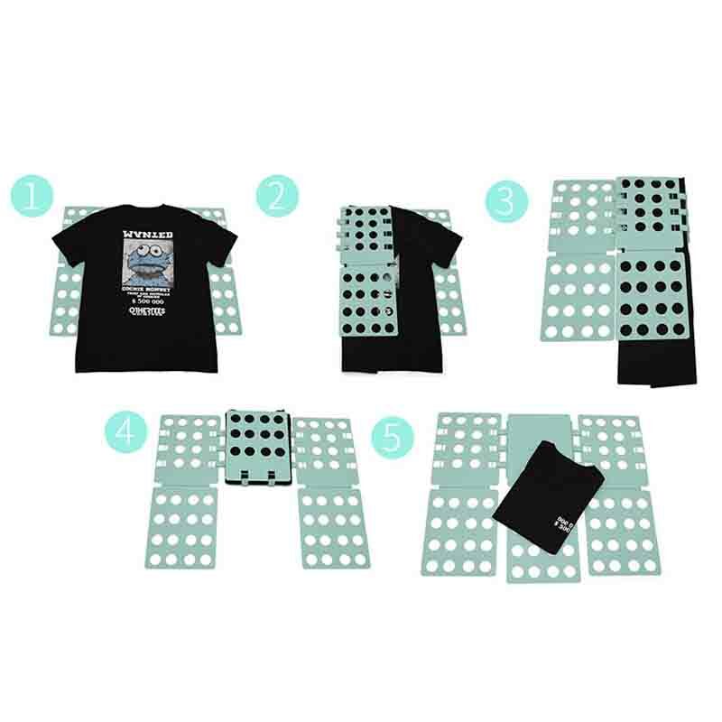 Quick Kleding Vouwen Board Creatieve Folding Board T-shirts Jumpers Organizer Fold Kleding Folder Bespaar Tijd Magische Kleren Houder