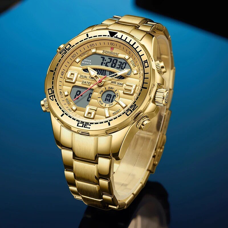 LIGE Männer Uhr Top Marke Luxus Sport Quarz Herren Uhren Voller Stahl Wasserdicht Chronograph Armbanduhr Männer Relogio Masculino