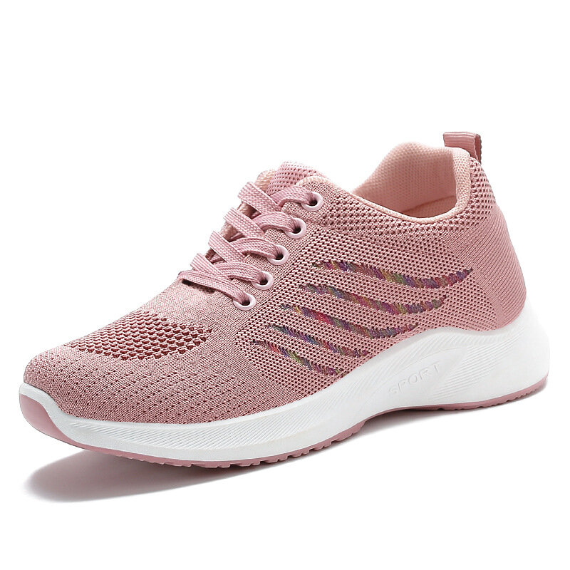Women Shoes 2022 Breathable Mesh Casual Shoes Female Lightweight Sneakers Women Vulcanized Running Shoes Lady Lace Up Footwear