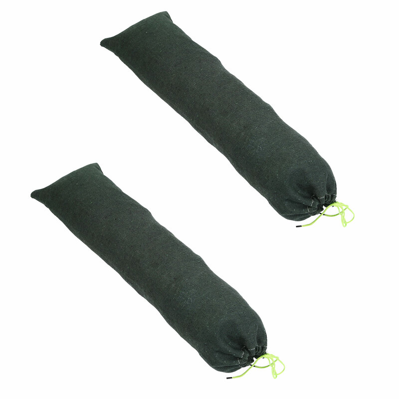 Sandbags - Extra Durable Empty Dark Green Flood Water Barrier Canvas Sand Bags w/Handle for Flooding