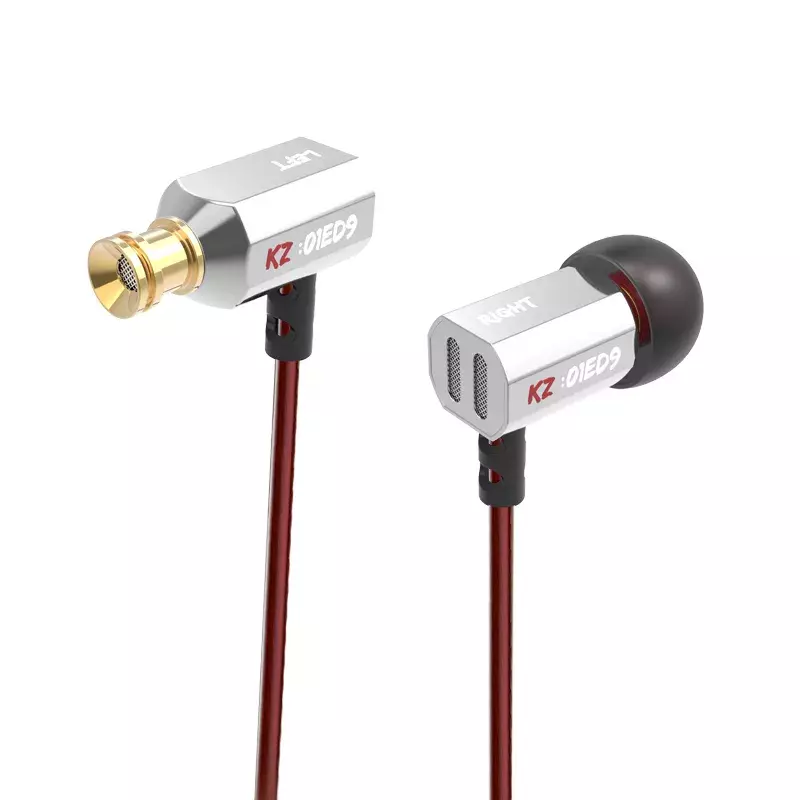 KZ ED9 ear heavy bass music mobile phone headset fever HIFI zinc alloy metal earphones EDR1/ED2/ZS3