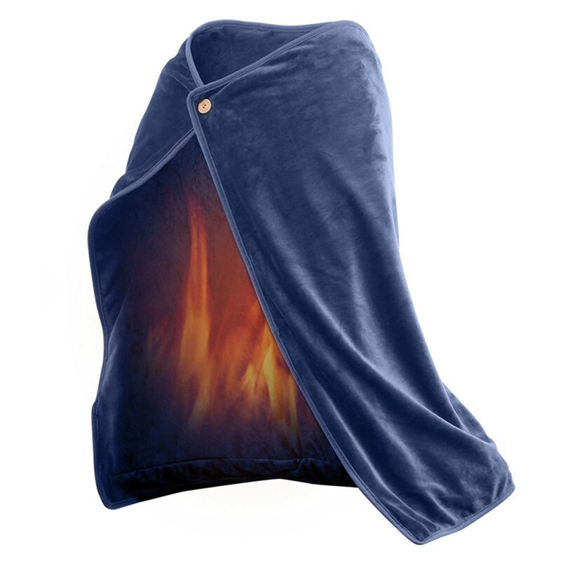 Inverno usb aquecimento xale almofada aquecimento portátil quente cobertor elétrico