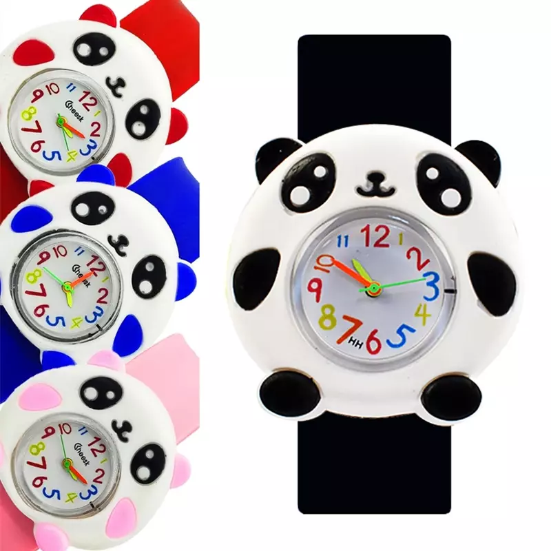 Часы Детские кварцевые смешанные с животными, уникальный дизайн, игрушка для девочек и мальчиков, детские часы, подарок на день рождения