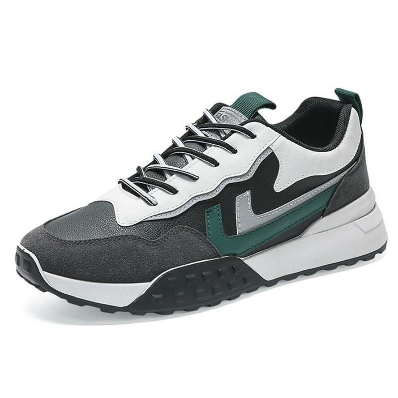Novo estilo dos homens correndo sapatos ourdoor jogging tênis de trekking rendas até sapatos esportivos esportivos confortáveis luz suave frete grátis