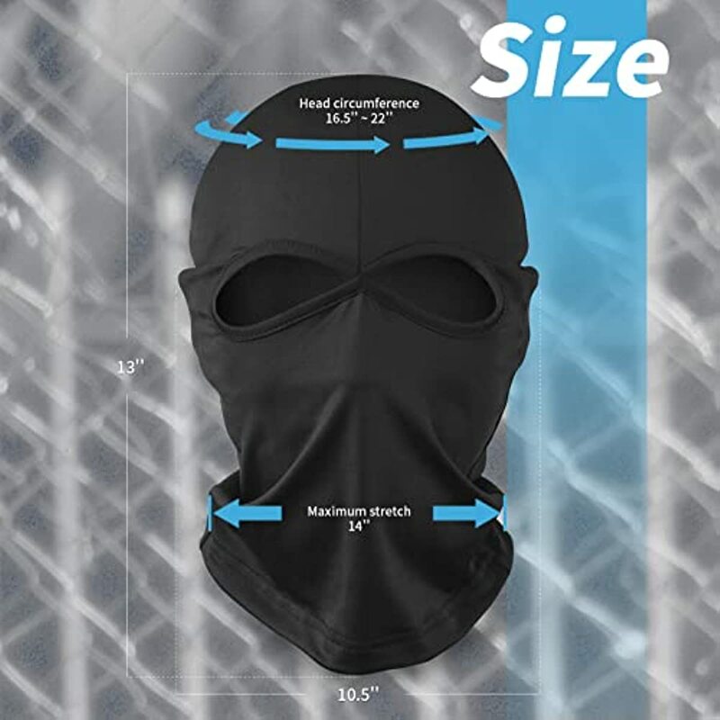 Balaklava Mask Quick Dry Men Motorcycle  Padded Hat UV Protection Ski Mask Outdoor Mountaineering Cycling Cap Unisex Hood