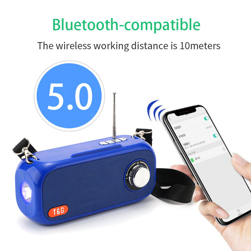 TG613 Bluetooth Loa Ngoài Trời Di Động Cầm Tay Đa Chức Năng Không Dây Bluetooth Loa Siêu Trầm Loa