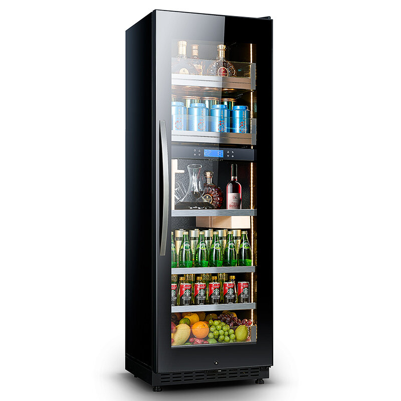 Vinho e bebidas refrigeradores dupla zona vinho geladeira porta de vidro cerveja refrigerador geladeira compressor adega vinho