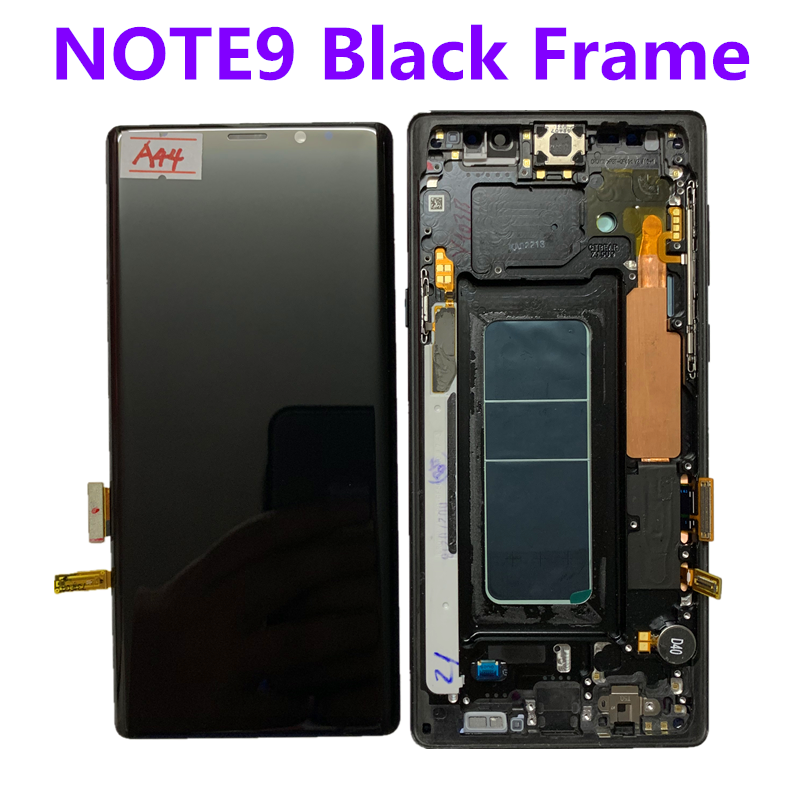 Mit Rahmen Original AMOLED für Samsung Galaxy NOTE9 N960A N960U N960F N960V LCD display touch screen mit dot oder linie